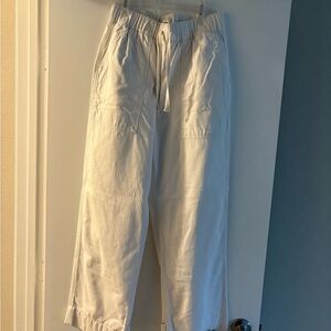 BUCK MASON NATURAL HERRINGBONE TWILL UTILITY PULL-ON PANT